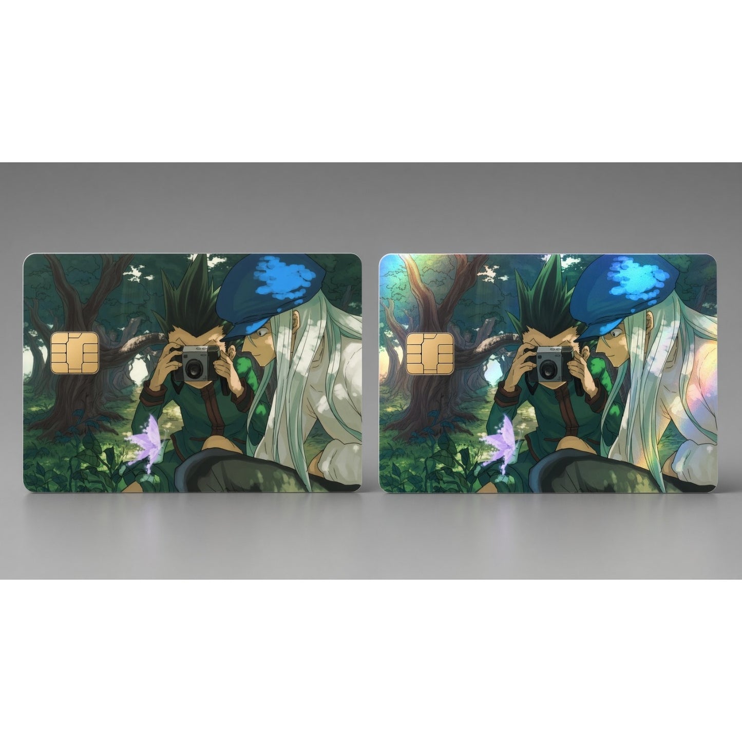 Gon & Kite's Butterfly Photo HunterXHunter Debit Card Credit Card Skin