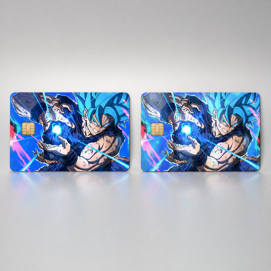 Son Goku Blue Kamehameha Dragon Ball Z Debit Card Credit Card Skin