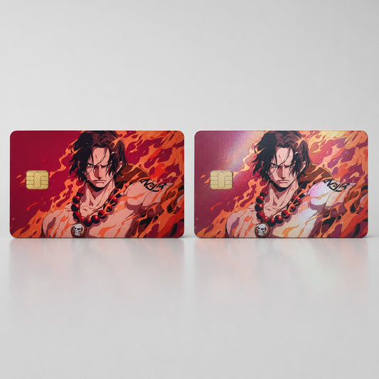 Portgas D. Ace Blazing Reckoning One Piece Debit Card Credit Card Skin