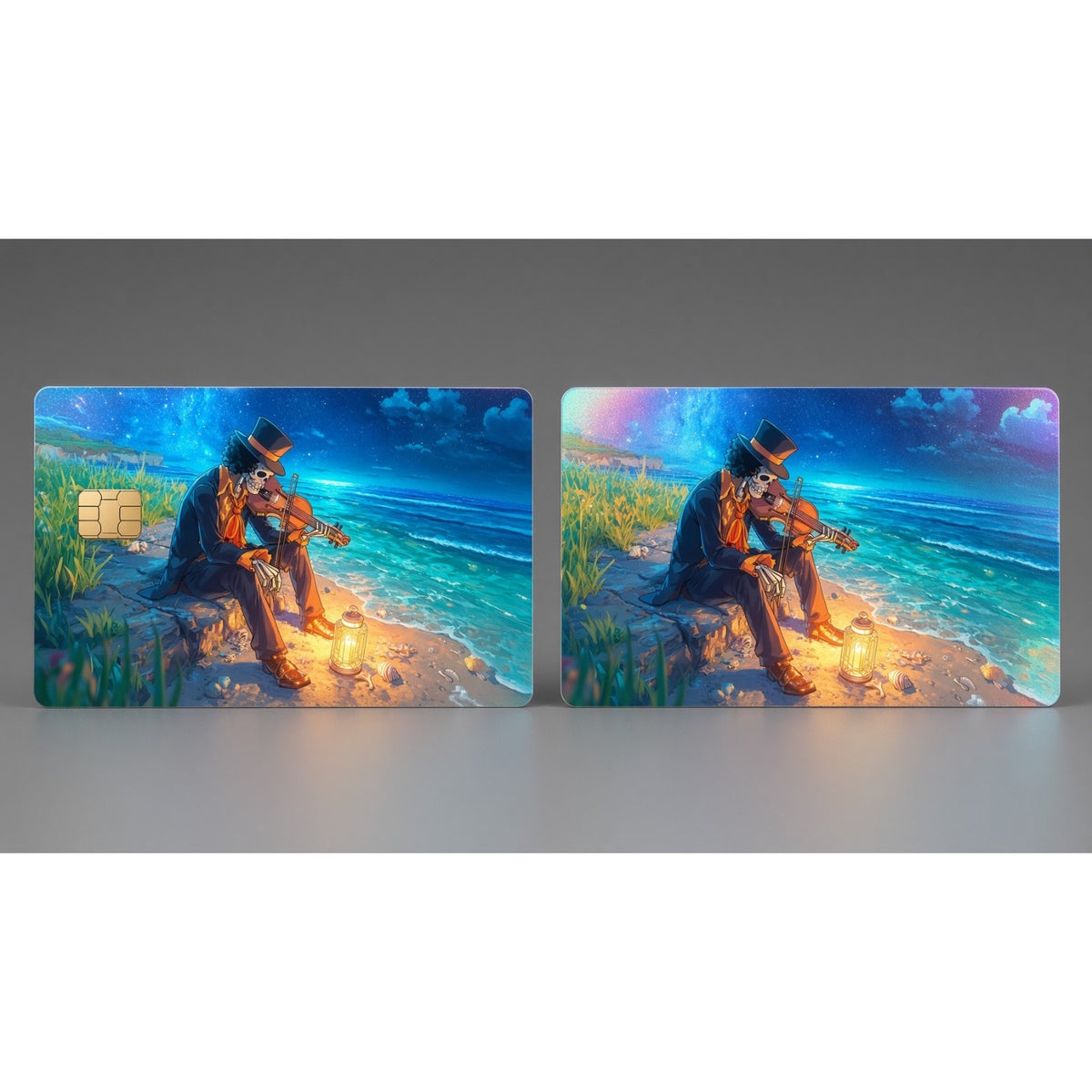 One Piece Brook Soul King Moonlit Violin Credit Card Skin