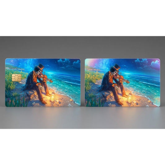 One Piece Brook Soul King Moonlit Violin Credit Card Skin
