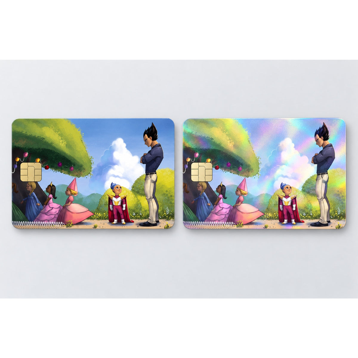 Vegeta's Royal Pride DragonballZ Debit Card Credit Card Skin