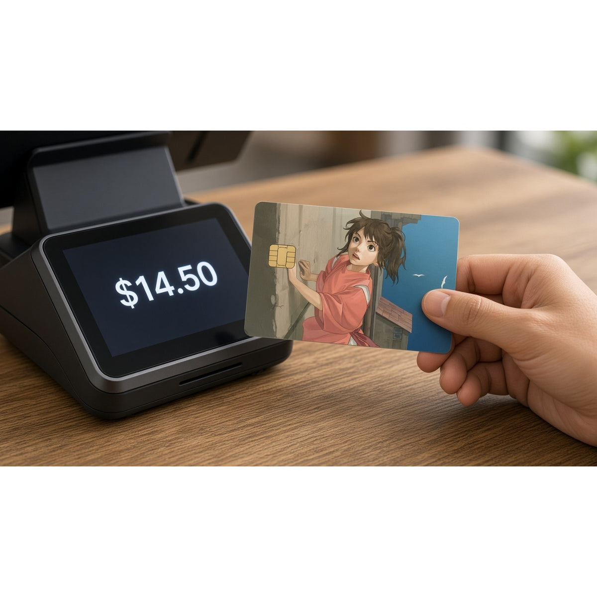 Chihiro Ogino's Treacherous Descent Ghibli Studio Debit Card Credit Card Skin