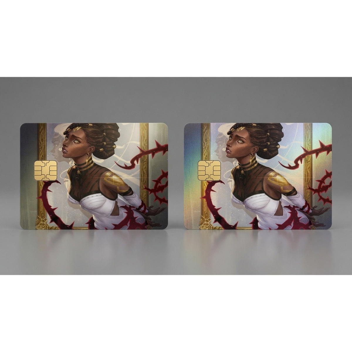 Captive Mel Trapped Gold & Blood League of Legends Debit Card Credit Card Skin