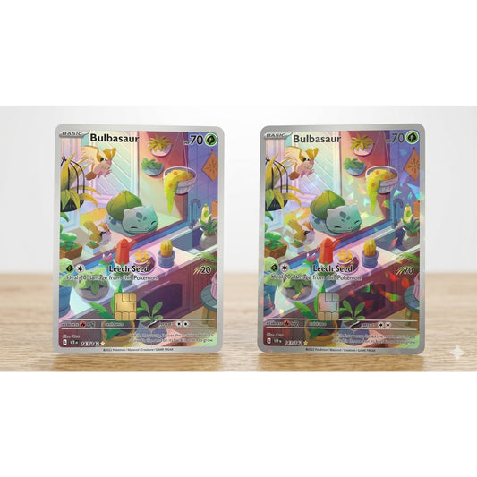 Bulbasaur Indoor Garden Scene Pokémon TC Debit Card Credit Card Skin Sticker