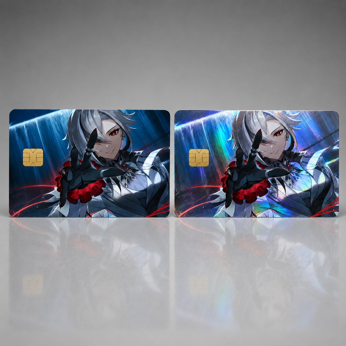 Arlecchino The Crimson Grasp Genshin Debit Card Credit Card Skin