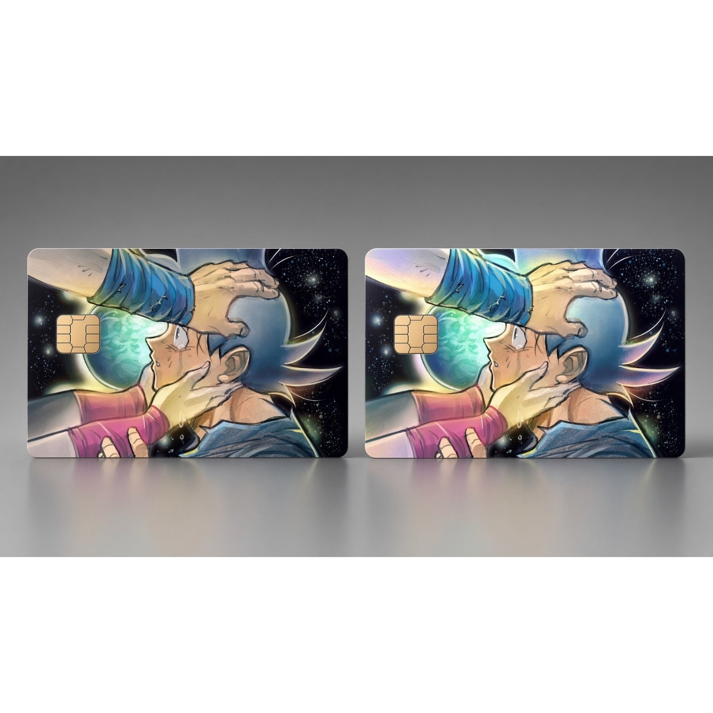 Goku’s Lineage Hands of Bardock & Gine Dragon Ball Z Debit Card Credit Card Skin