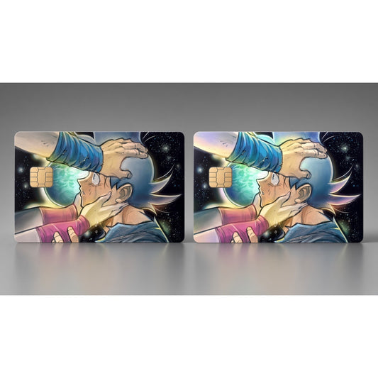Dragon Ball Goku Bardock and Gine Lineage Credit Card Skin
