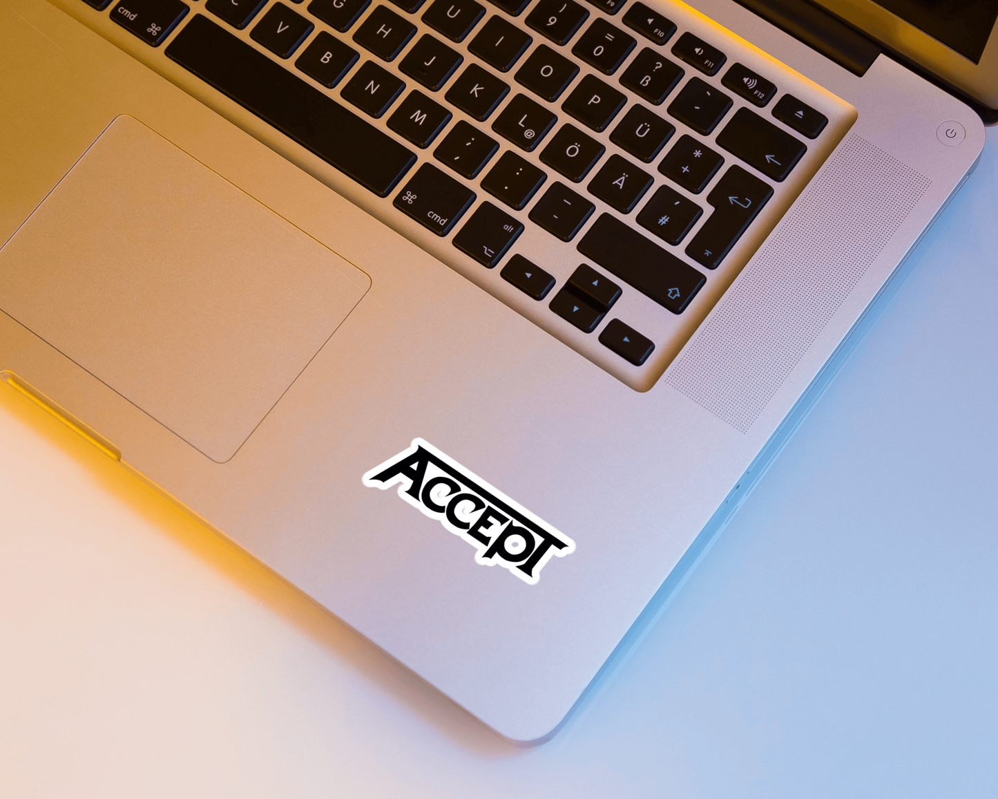 Accept Band logo Vinyl Decal for Car Truck Window Laptop