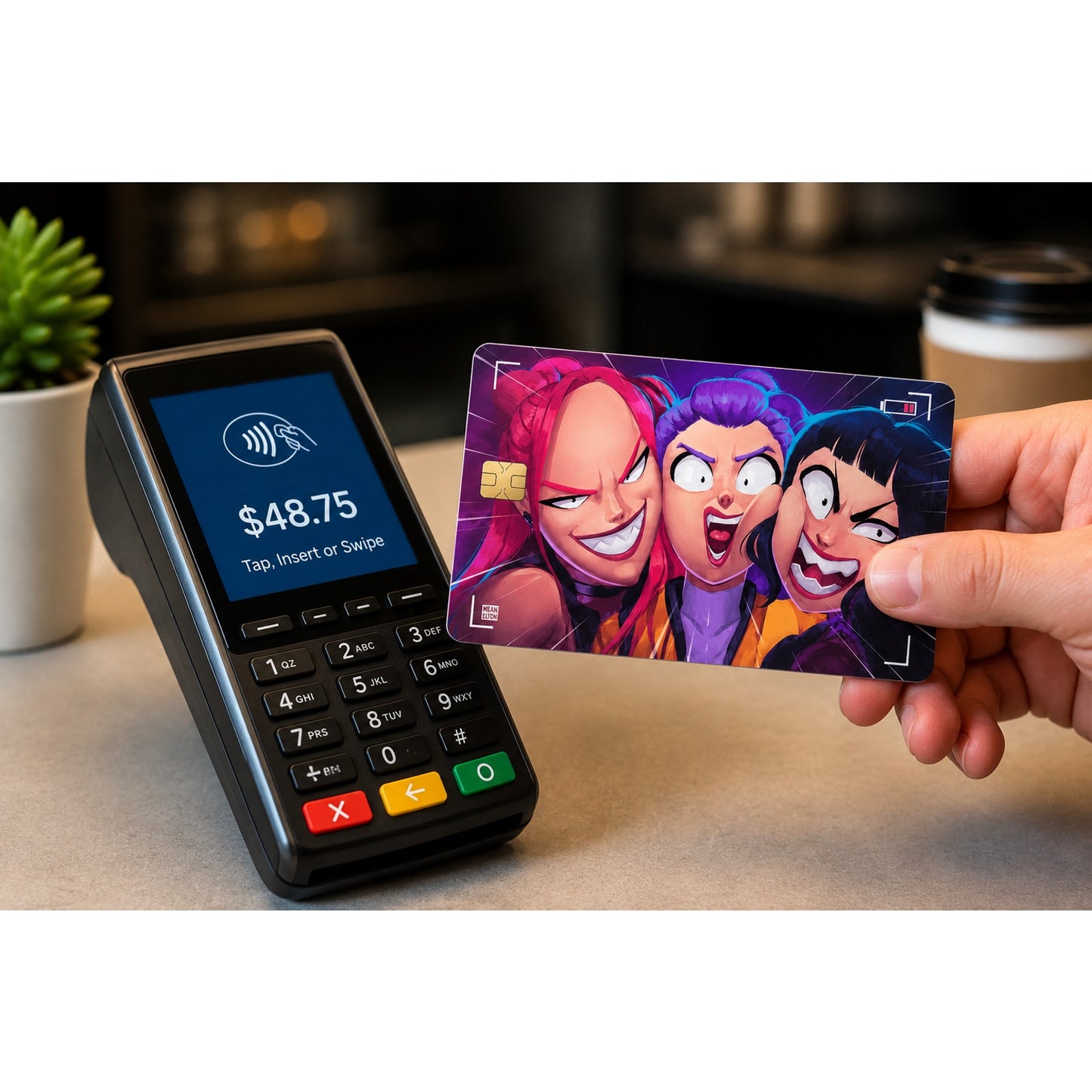 Funny Selfie K-pop Demon Hunters HUNTR/X Huntrix Debit Card Credit Card Skin