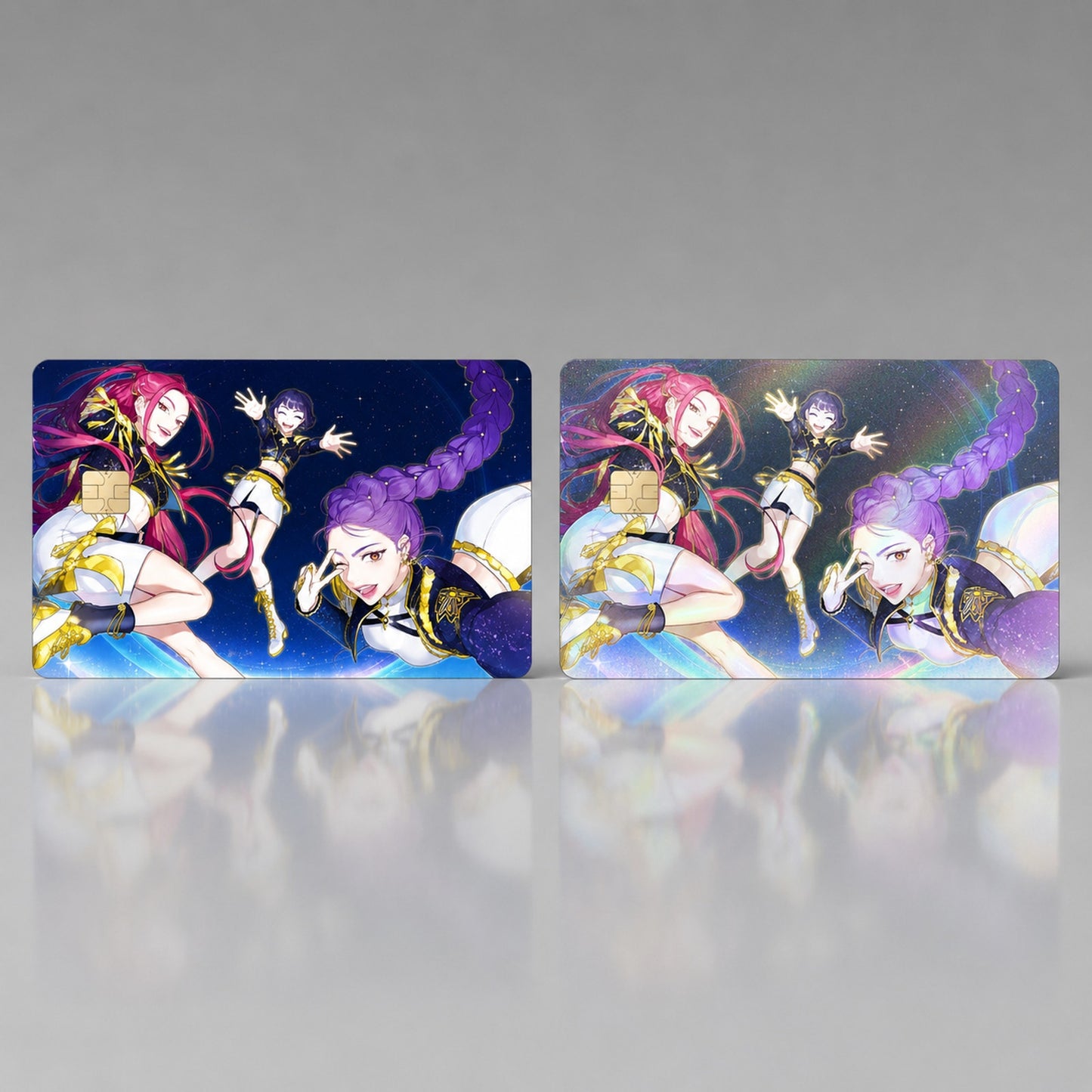 Huntrix's Celestial Encore K-pop Demon Hunters Debit Card Credit Card Skin