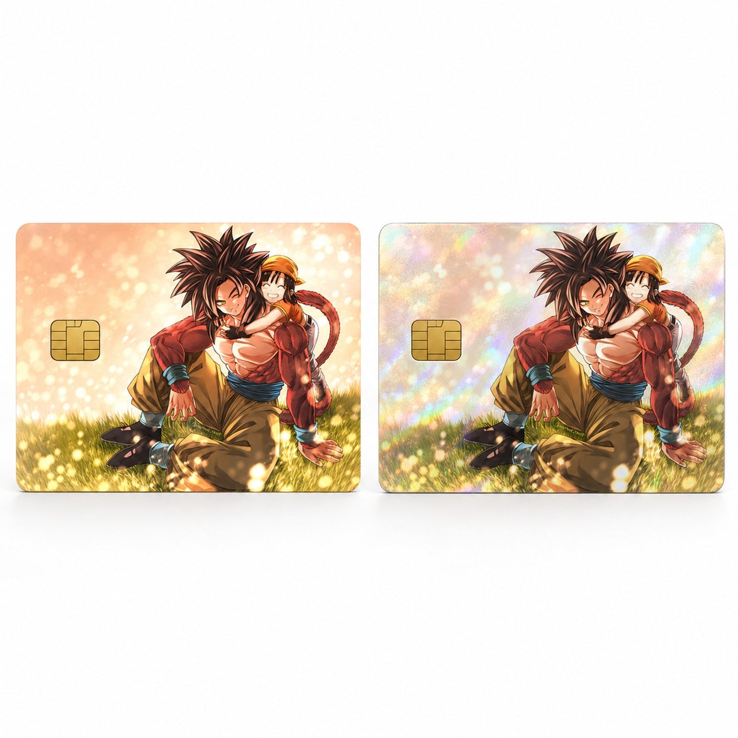 Goku Super Saiyan 4 & Pan A Grand Tour Dragon Ball Z Debit Card Credit Card Skin