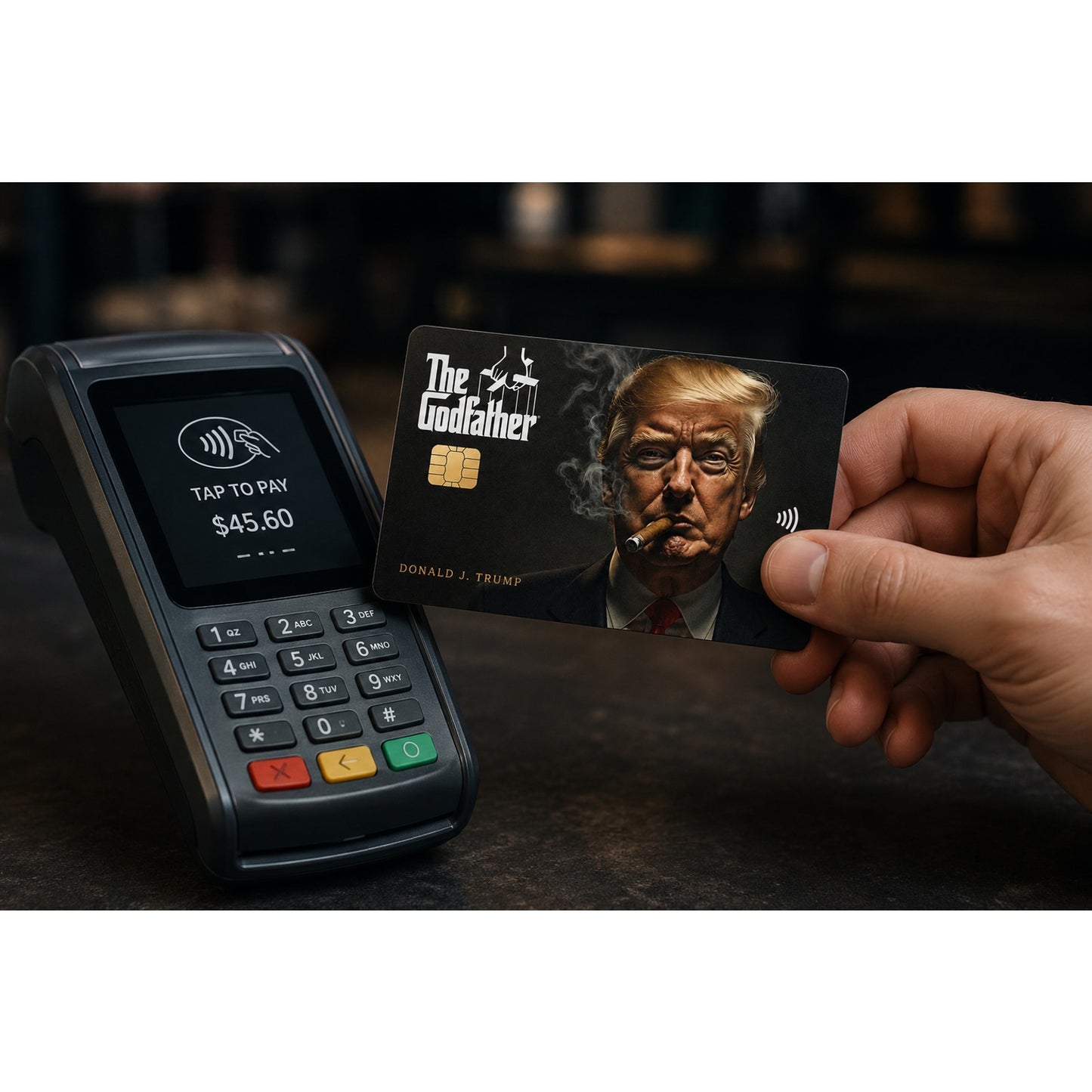 Credit Card Sticker Vinyl Skins Trump The Donfather