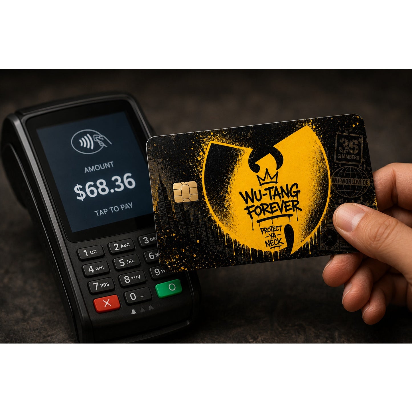 Wu-Tang Clan Credit Card Skin Hip Hop Debit Card Vinyl Sticker