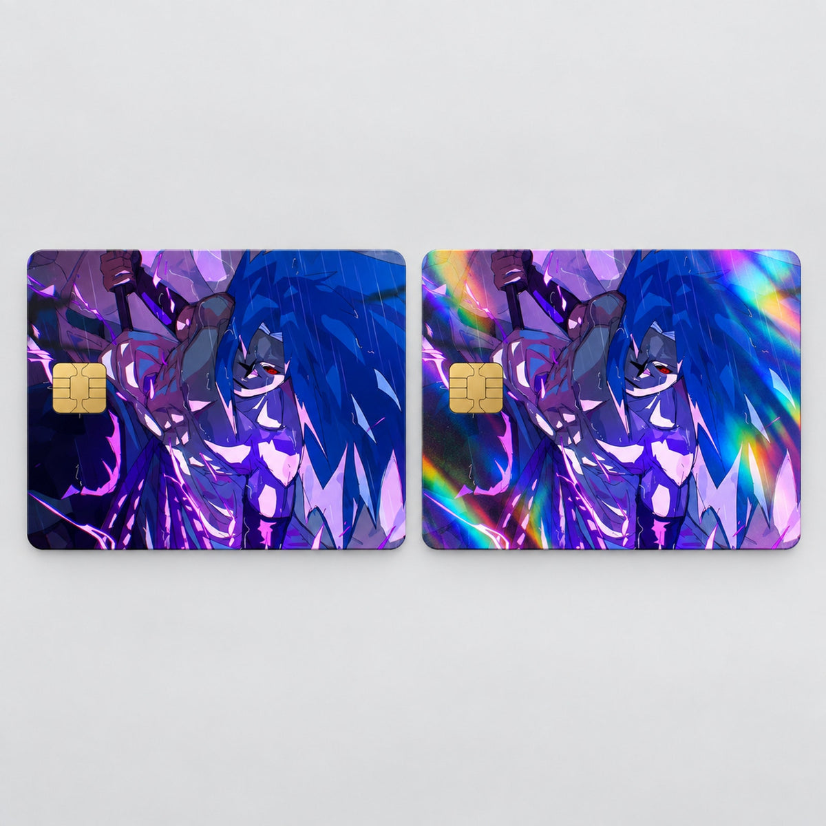 Sasuke's Torrential Downpour Naruto Debit Card Credit Card Skin
