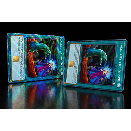 Yuh-gii-oh Card Credit Card Skin Sticker_Called by the Grave