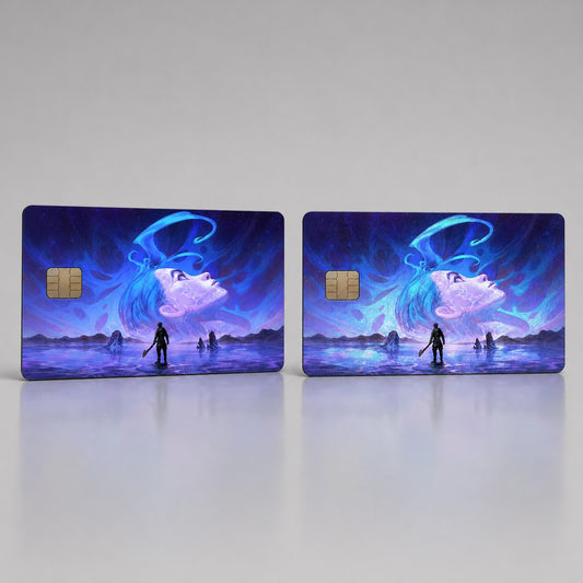 Arcane Jinx and Ekko Stardust Memory Credit Card Skin
