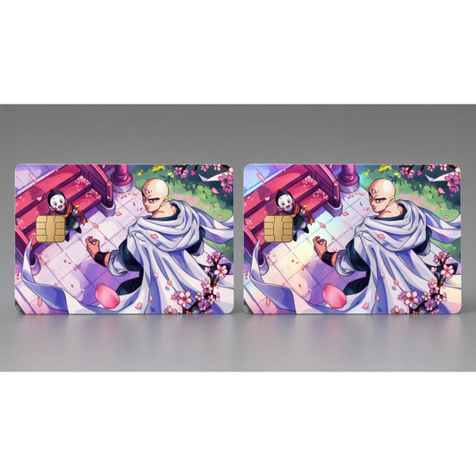Tien Shinhan & Chiaotzu's Peace at Crane DragonballZ Debit Card Credit Card Skin