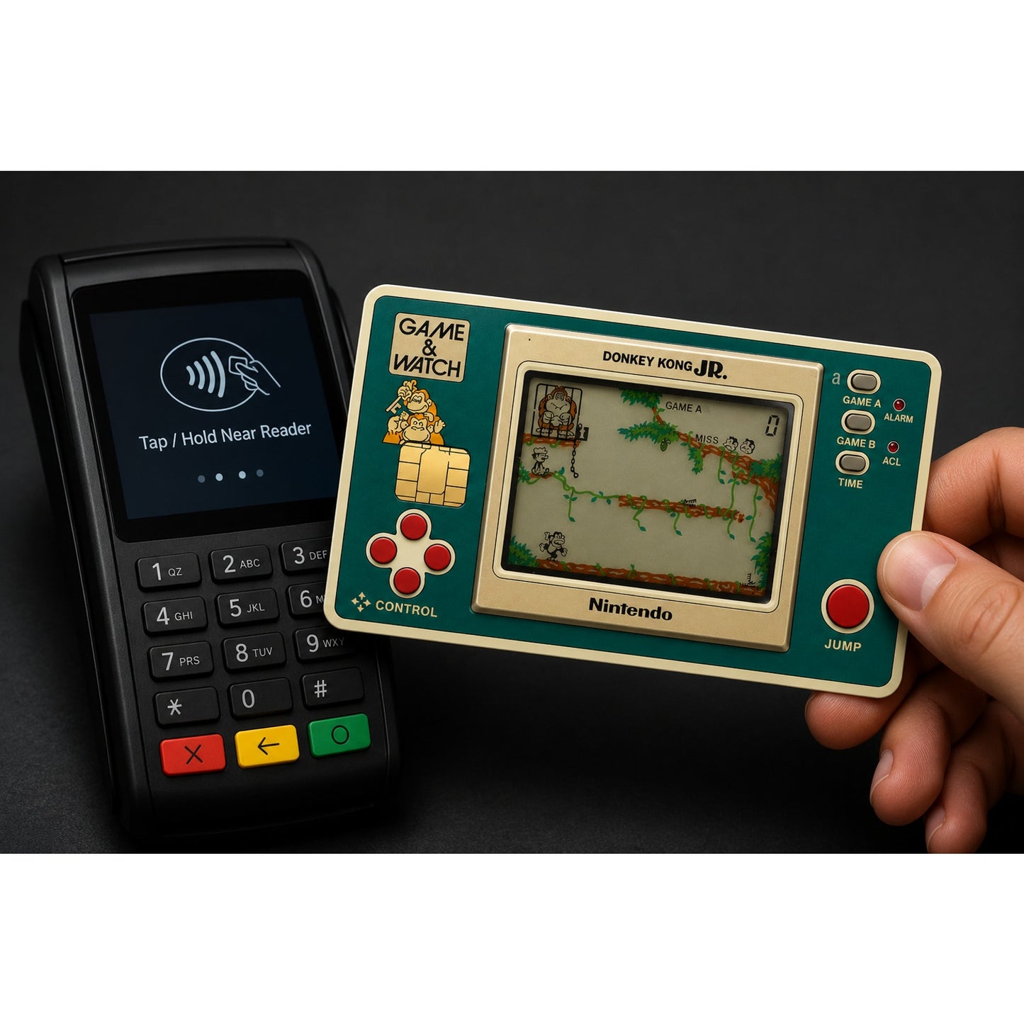 Nintendo 80s Game & Watch Donkey Kong Debit Card Credit Card Skin Vinyl Decal