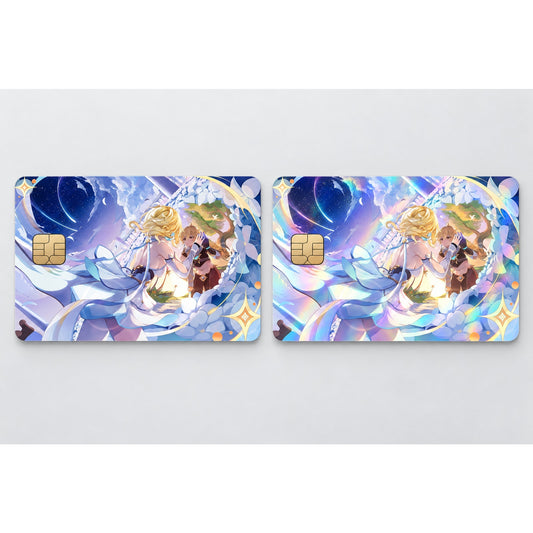 Lumine and Aether Credit Card Skin – Genshin Sanctuary