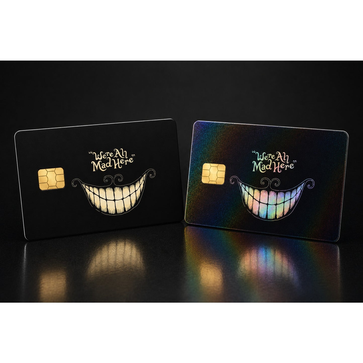 We're All Mad Here Credit Card Skin Vinyl Sticker Debit Card Wrap Gothic