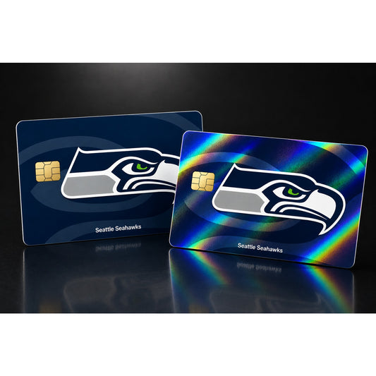 Seattle Seahawks Credit Debit Card Skin Decal NFL Football Vinyl Sticker Sports