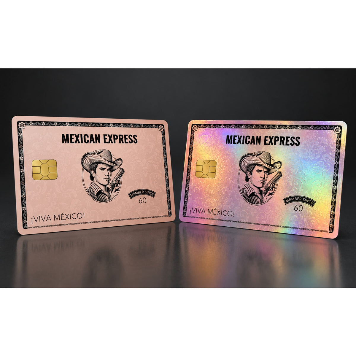 Pink Mexican Express Credit Card Skin Debit Card Vinyl Sticker Wrap