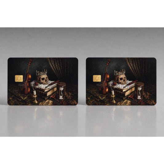 Gothic Skull King Luxury Design Debit Credit Card Skin