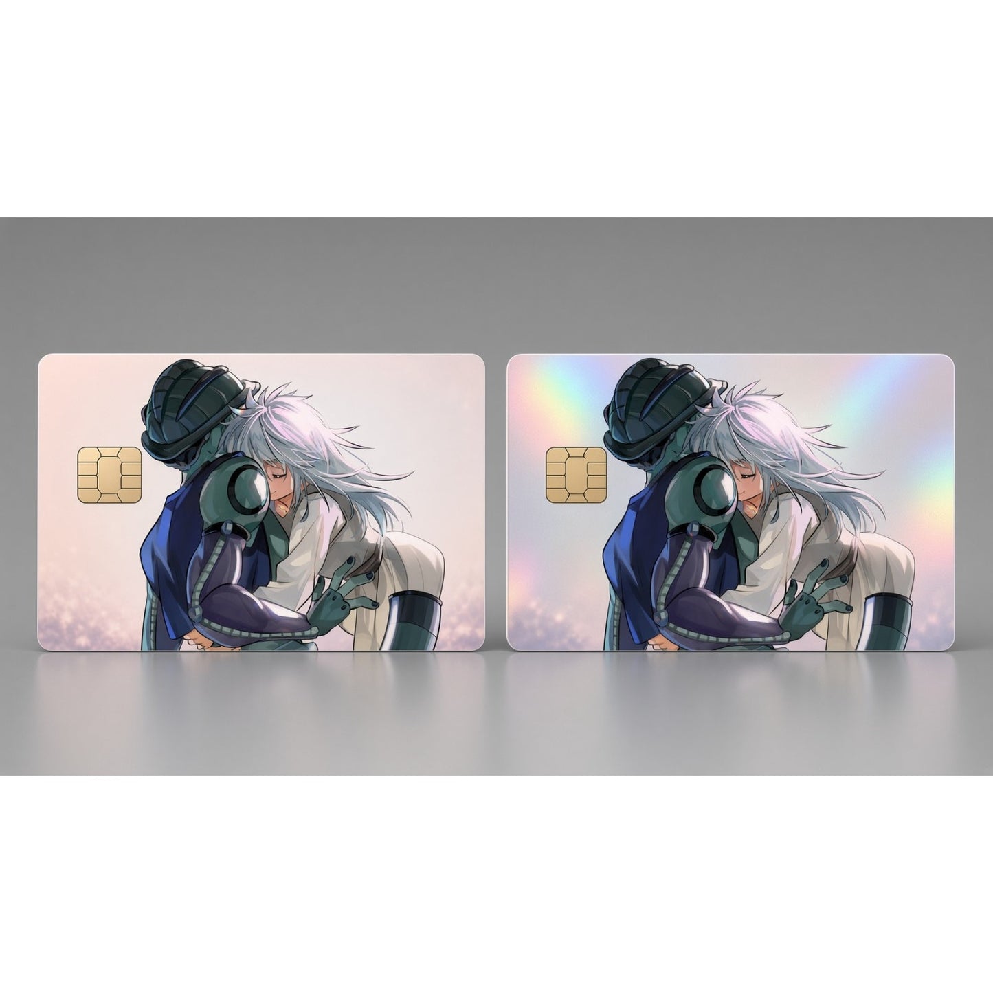 Meruem & Komugi's Final Embrace in the Light HunterXHunter Credit Card Skin