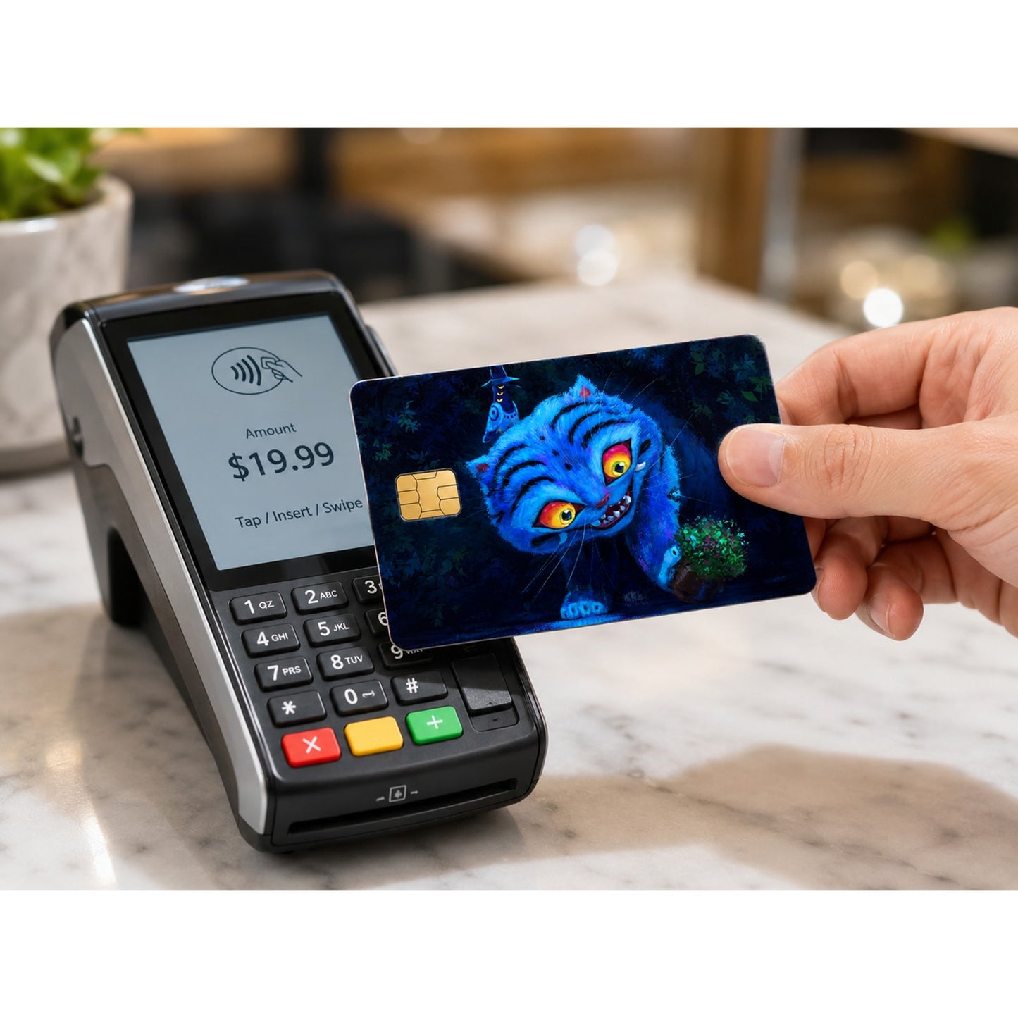 Derpy Tiger & Sussie Magpie Bird HUNTR/X Huntrix Debit Card Credit Card Skin