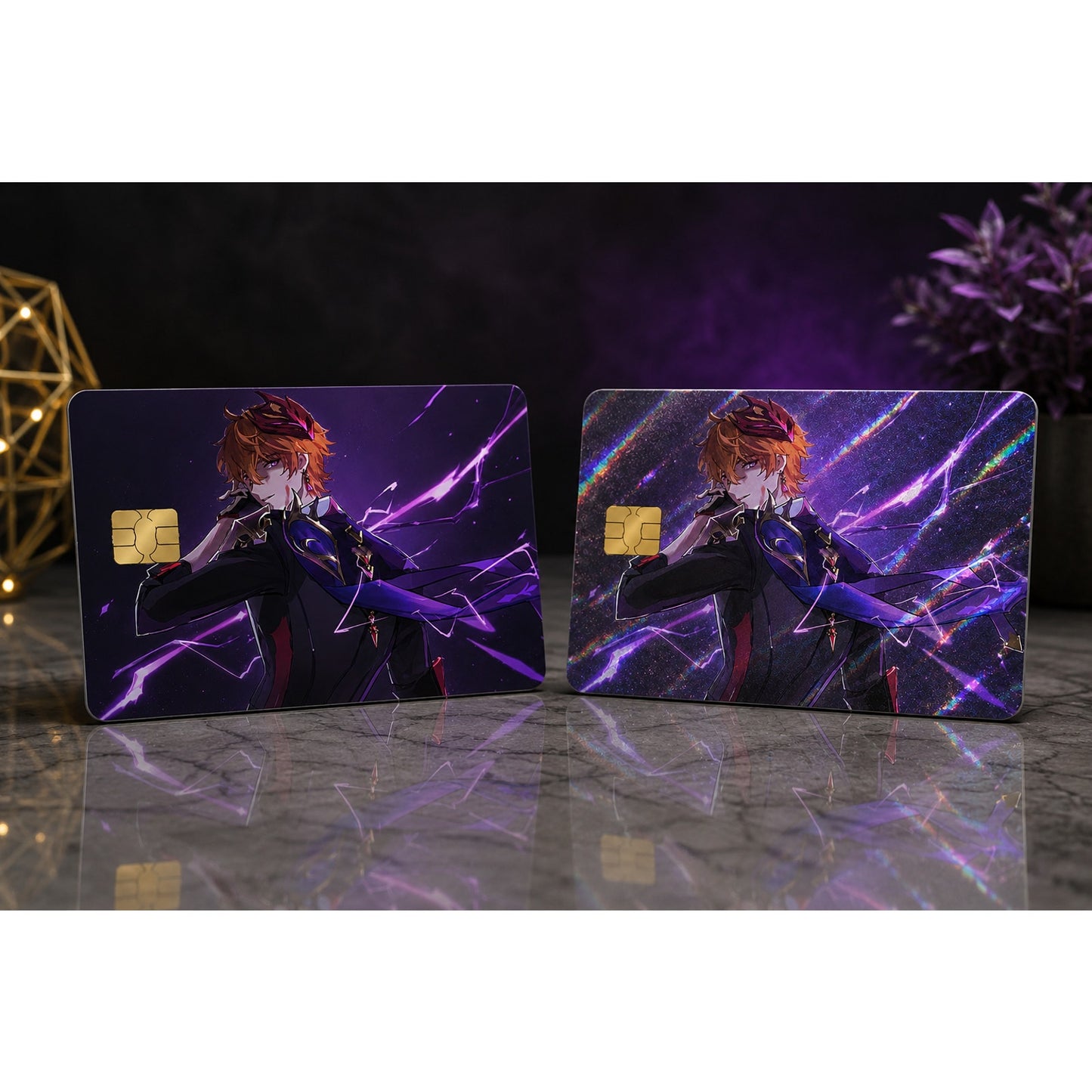 Electro Delusion Tartaglia Genshin Impact (Childe) Debit Card Credit Card Skin