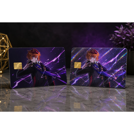 Genshin Impact Childe Electro Delusion Credit Card Skin