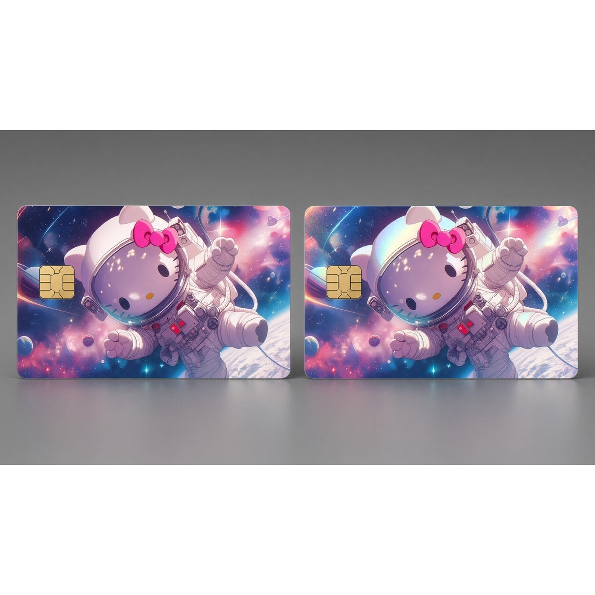 Cosmic Kitty Astronaut Cute Kawaii Debit Card Credit Card Skin