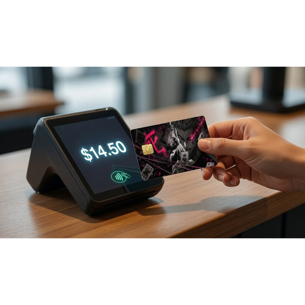 Hisoka Morow's Sadistic Gamble HunterXHunter Debit Card Credit Card Skin