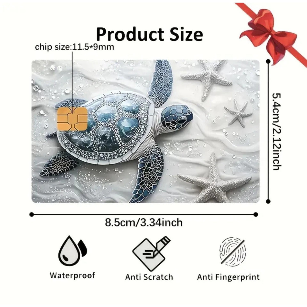 Sea Turtle | Credit Debit Bank Card Sticker Skin | Vinyl | Decal | fun Cover