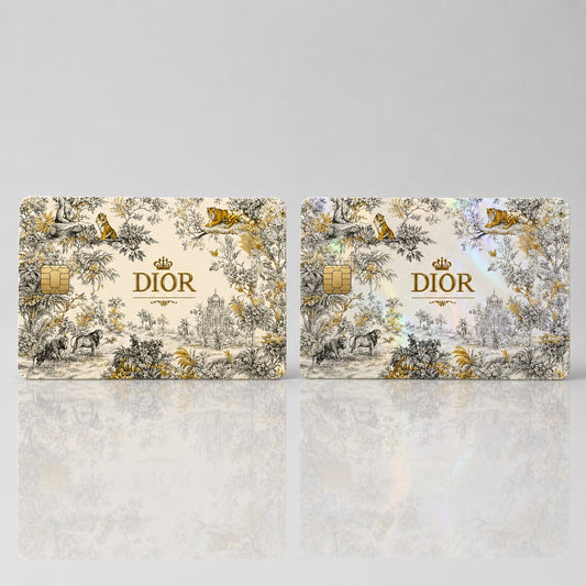 Wild Tiger Toile Luxury Art Luxury Designer Brand Debit Card Credit Card Skin
