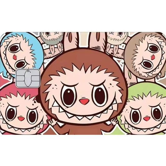 Lab u bu Little Monsters Credit Debit Card Sticker Skin Cover Sticker