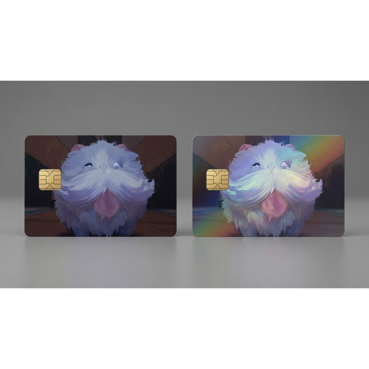 A Fluffy Distraction Poro League of Legends Debit Card Credit Card Skin