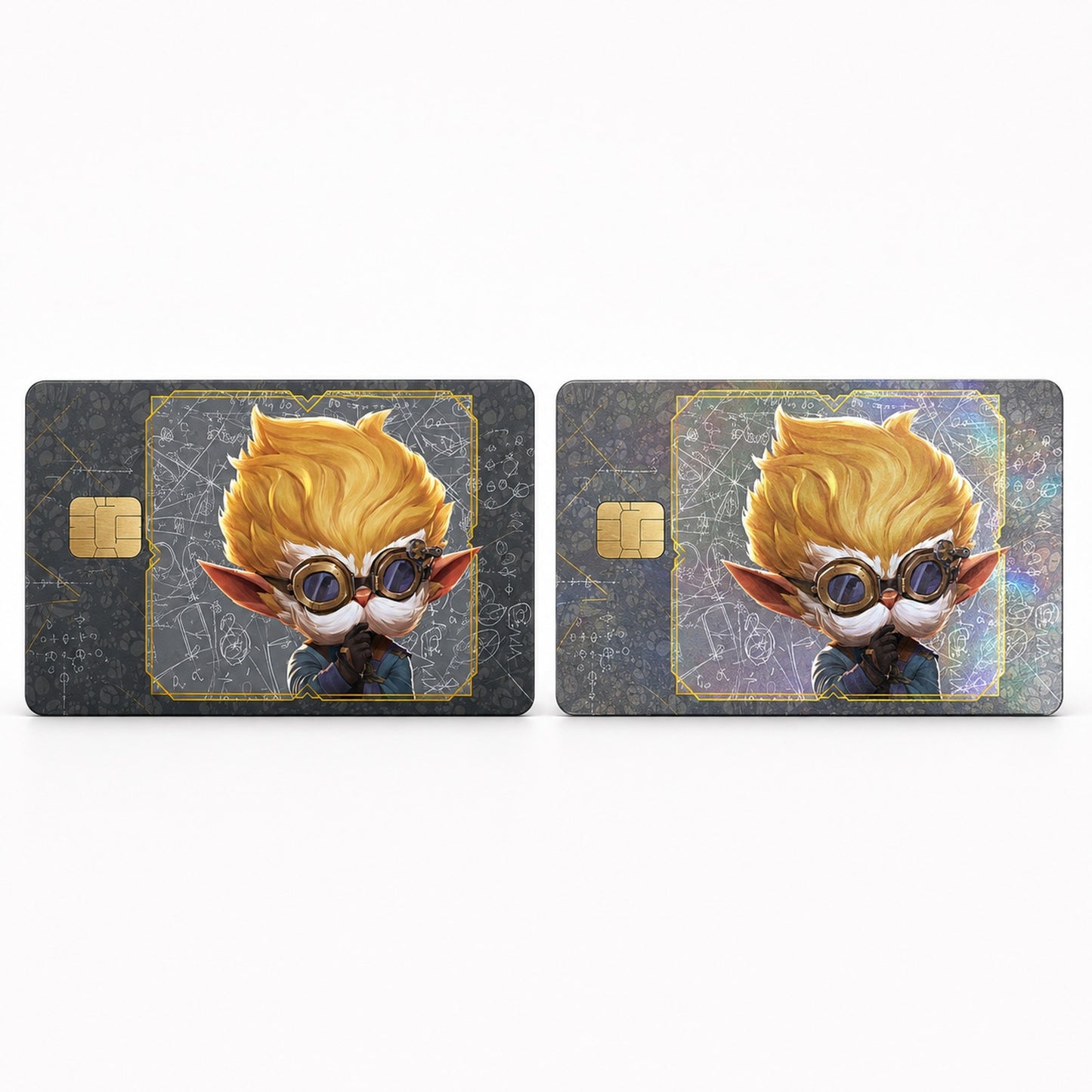 Heimerdinger's Blueprint of Progress League of Legends Credit Card Skin