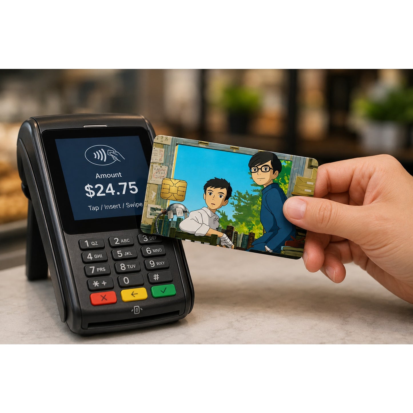 Vintage Friends Clubhouse Poppy Hill Ghibli Studio Debit Card Credit Card Skin