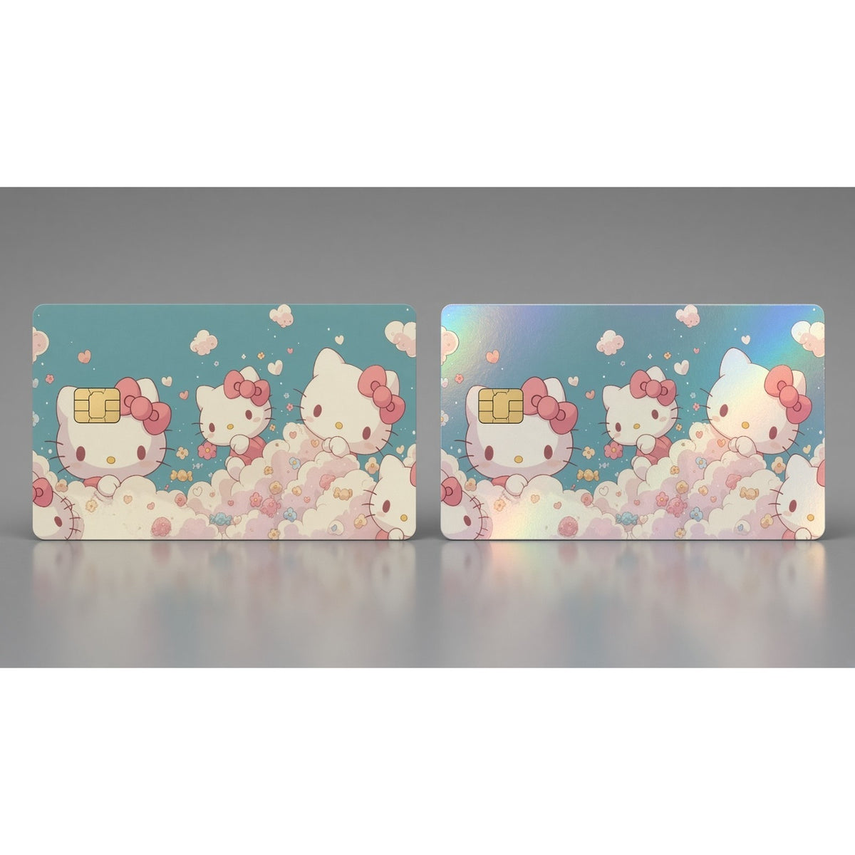 Dreamy Cloud Bow Cat Cute Kawaii Debit Card Credit Card Skin