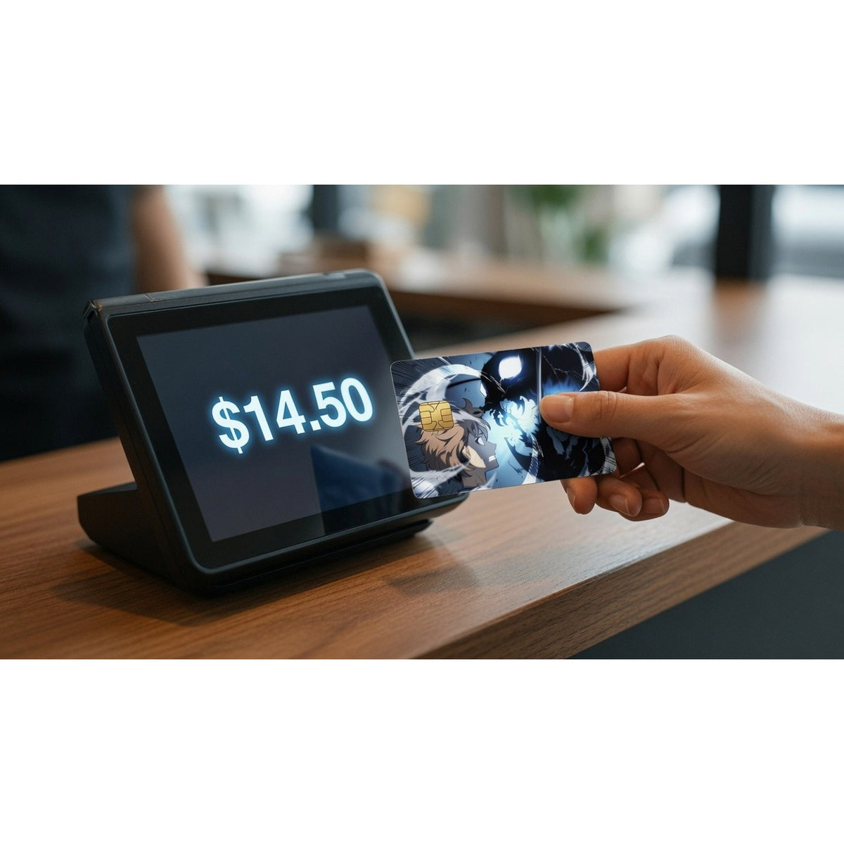 Beru Descends on Yoo Jin-Ho Solo Leveling Debit Card Credit Card Skin