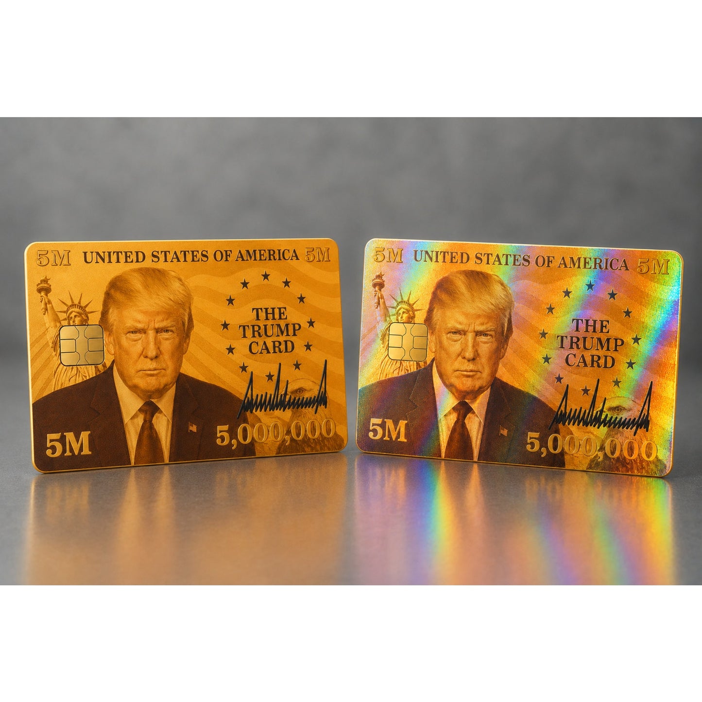 Donald Trump $5M Card Credit Card Skin Patriotic Debit Vinyl Sticker