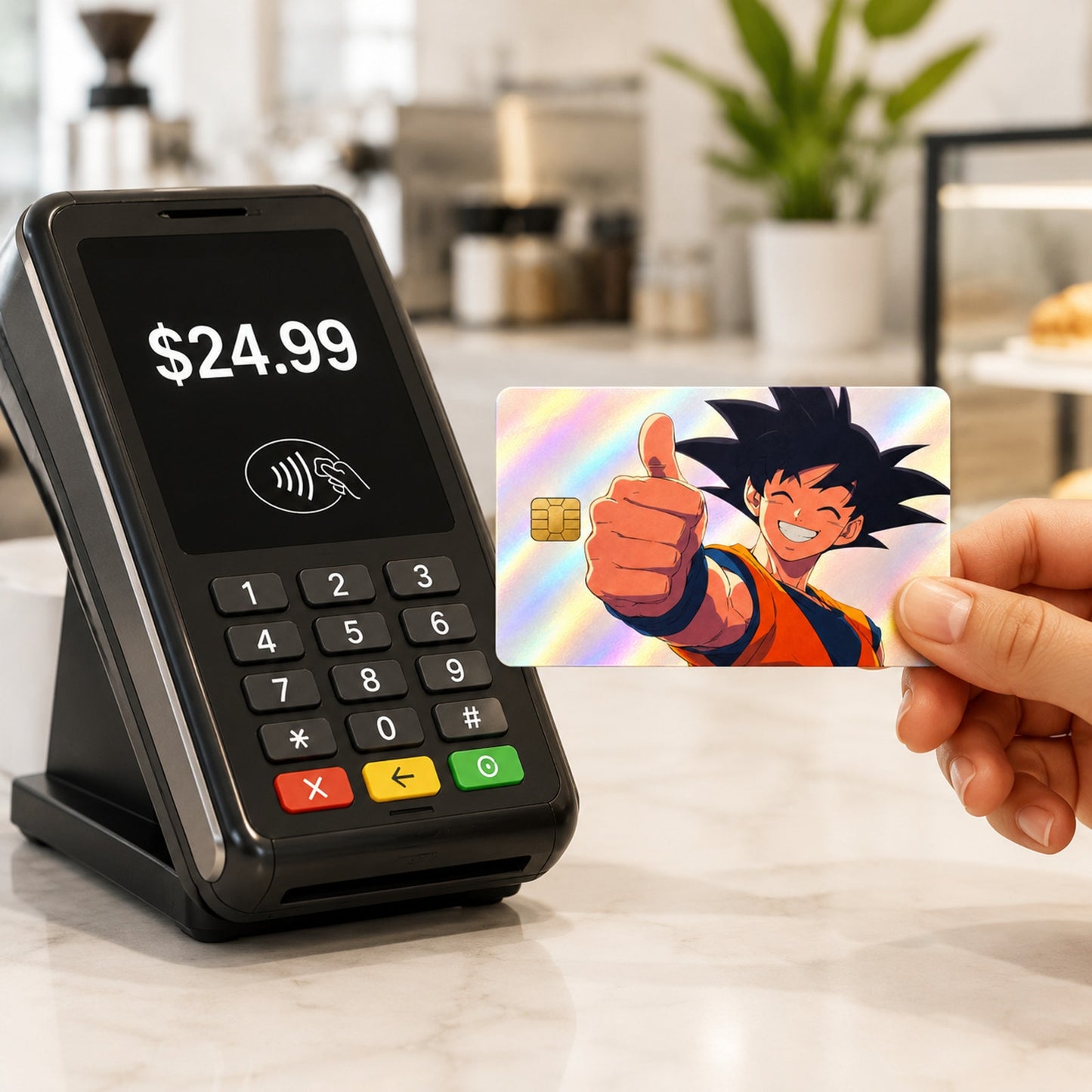 Son Goku’s Ultimate Sign of Hope Dragonball-Z Debit Card Credit Card Skin