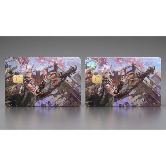 Arataki's Sakura Duel Genshin Debit Card Credit Card Skin
