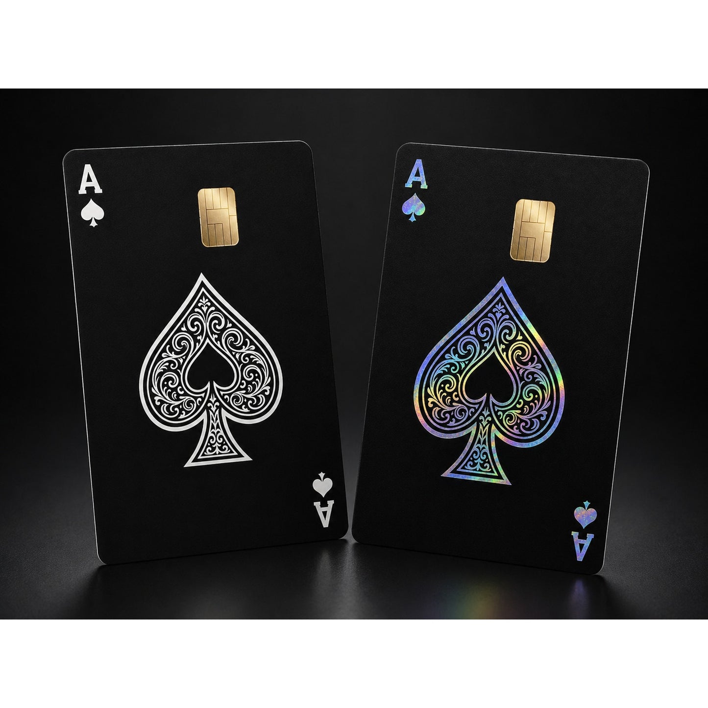 Black & White Ace of Spades Playing Card Credit Card Skin Poker Debit Card Wrap