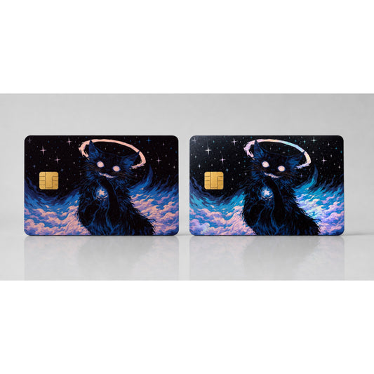 Celestial Cat's Stolen Star Debit Card Credit Card Skin