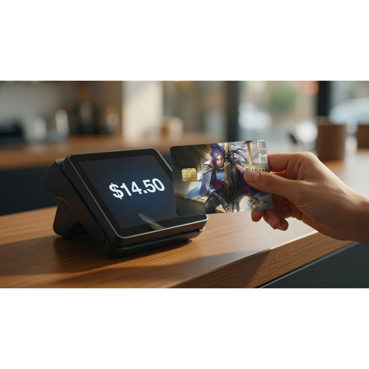 Caitlyn Price of Order League of Legends Debit Card Credit Card Skin