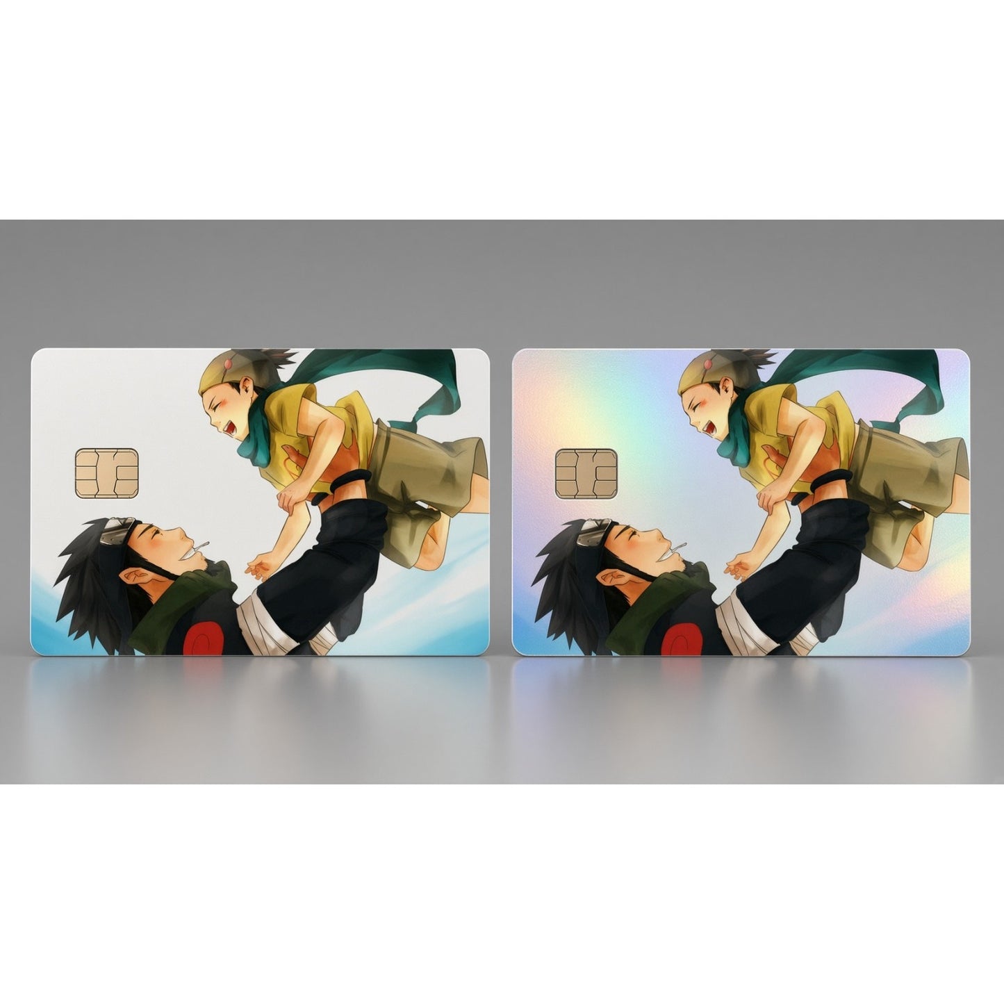 Asuma & Young Konohamaru's Joyous Moment Naruto Debit Card Credit Card Skin