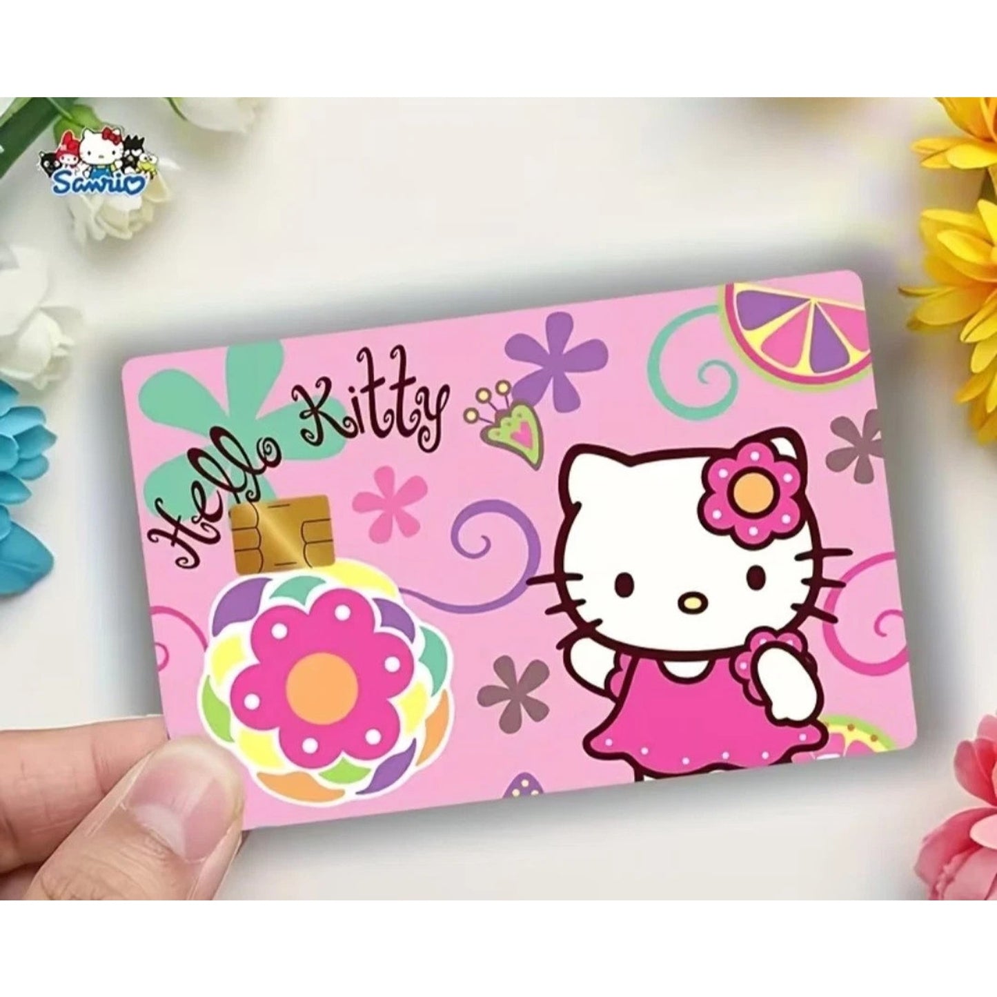 Hello Kitty Credit Debit Card Sticker Skin Vinyl Cover